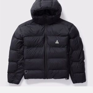 Nike Black Puffer Hooded Jacket